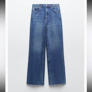 Zara Wide Leg Full Length Jean